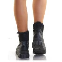 Eva Zorteon - Botines con plataforma y pelo  por dentro para mujer. Marca FASHION BELLA - details 1