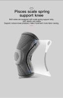 1 Pieza De Protección De Rodilla Con Fijador De Tira Soporte Medial De Patela Compresión Y Protección Para Deportes Como Correr Y Baloncesto - details 7