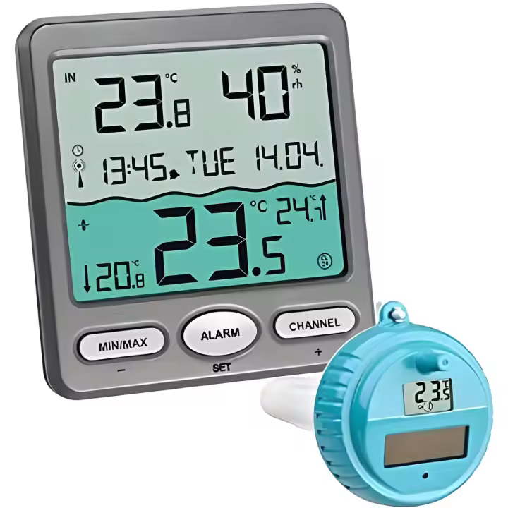 Tfa-dostmann TFA 30.3056.10 - Termómetro Digital de Piscina con Sensor Remoto - Instrumentos de Temperatura y Humedad - 1