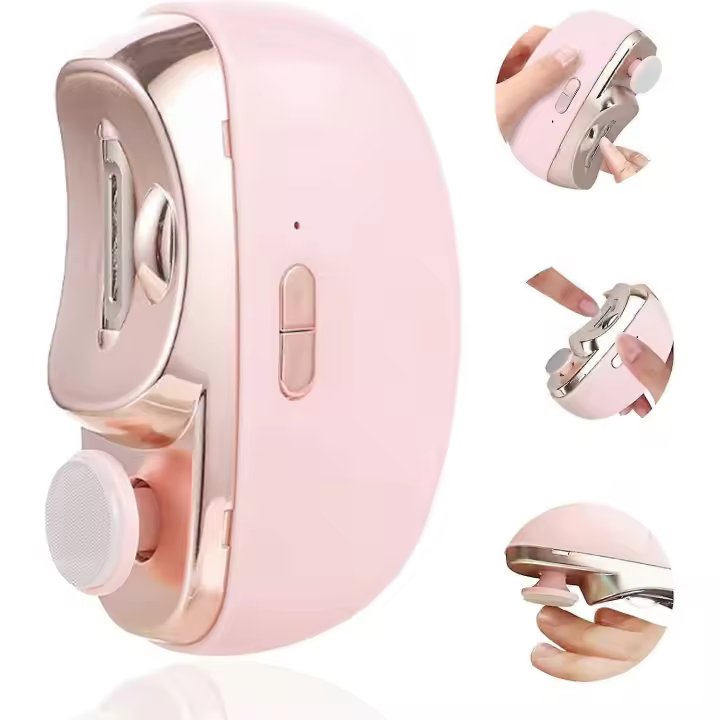 Electric Nail Clippers, 2 in 1 Electric Nail Clipper and Nail Cutter with LED - 1