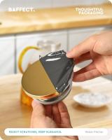 Jarra de Agua, Jarra de Vidrio de borosilicato alto con tapa de Maple inoxidable, Jarra a prueba de fugas para Puerta de refrigerador para bebidas frías o Calientes (1,8 L/63 oz.) Transpa - details 2