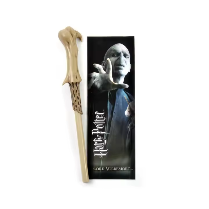Noble Collection Harry Potter Set Punto de libro y Boligrafo Lord Voldemort - 1