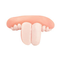 Dientes Falsos Para Perro Divertidos Disfraz De Dentadura Dental Para Decoración De Mascotas Halloween Cosplay Humanos Y Vampiros Juguetes De Interacción - details 3