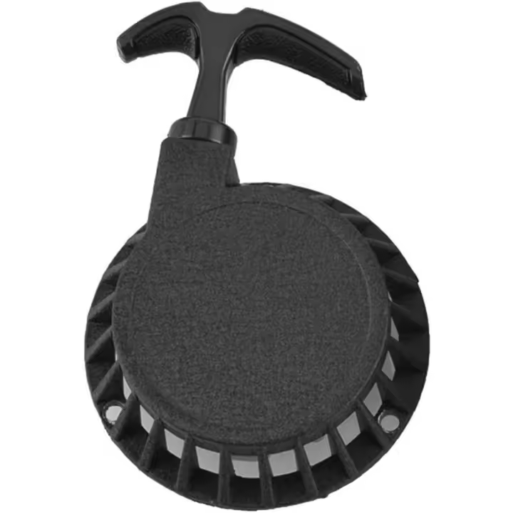 Arranque de retroceso con botón de arranque de retroceso, arranque de retroceso con botón de arranque de retroceso, arranque de retroceso de aluminio, para minimotos, motos de cross, ATV, quads, de 49 cc, color negro - 1