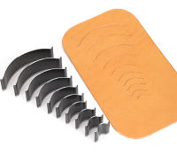Cortador De Esquinas Redondas WUTA En Cuero Punzón De Billetera Bolsa Cuchillo De Corte Mold De Borde Arco Forma Circular Para Manualidades Y Artesanía - details 3