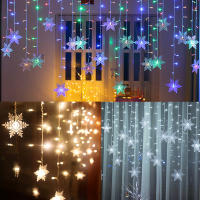Curtain De Navidad LED Con Icicles Y Enredaderas De Hadas 4M Decoración Para Jardín Fiesta Hogar Año Nuevo - details 17