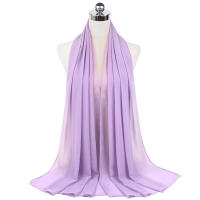 Nueva Elegante Bufanda De Mujer 2023 Modesta En Chiffón Sólido Tamaño Grande Abrazadora Para Cabeza Y Cuello Protección Solar Estilo Fashion - details 29