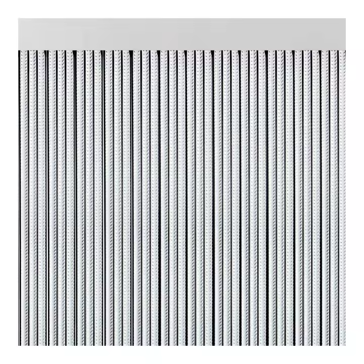 Cortina para puerta cinta s-350 color negra 90x210cm a01460 acudam - 1