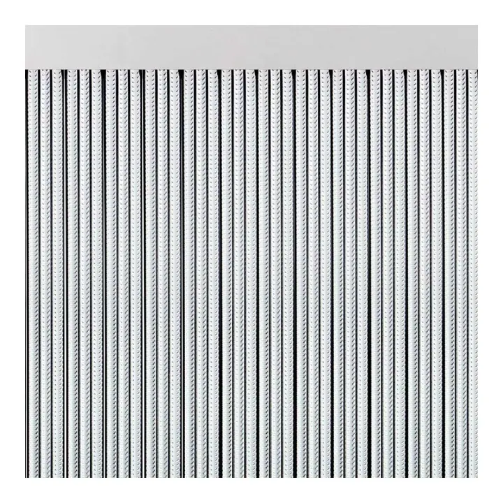 Cortina para puerta cinta s-350 color negra 90x210cm a01460 acudam - 1