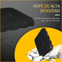 Outsunny Base de Sombrilla de 4 Piezas Rellenable de Agua 90 kg o Arena 130 kg Pesos para Base Cruzada de Parasol para Jardín Terraza Patio 98x98x13 cm Negro - details 6