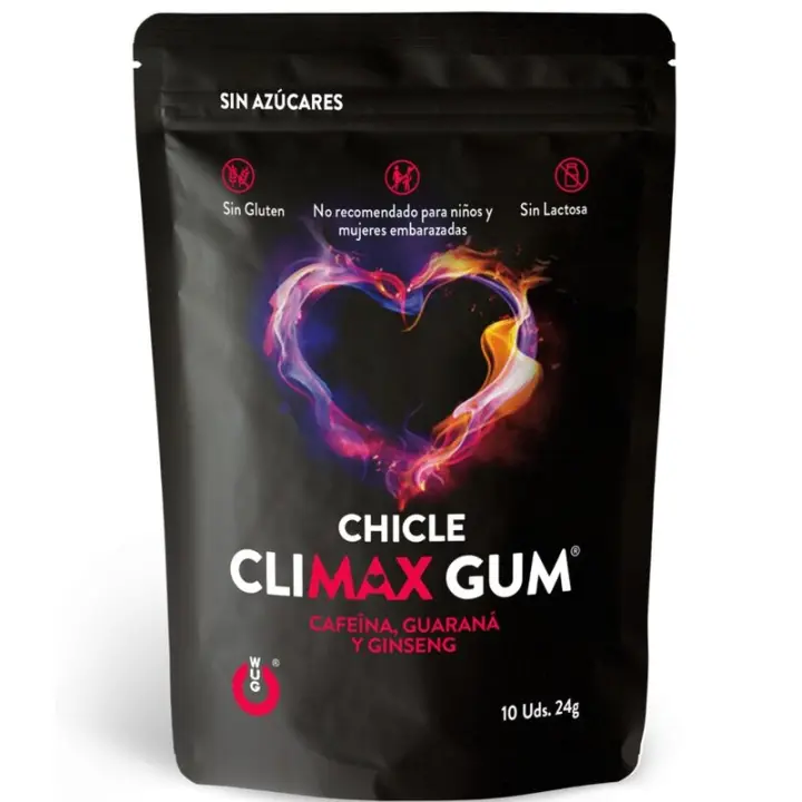 WUG Sense Chicle Vitalidad Natural 10 uds | Energía y Bienestar para la Pareja - 1