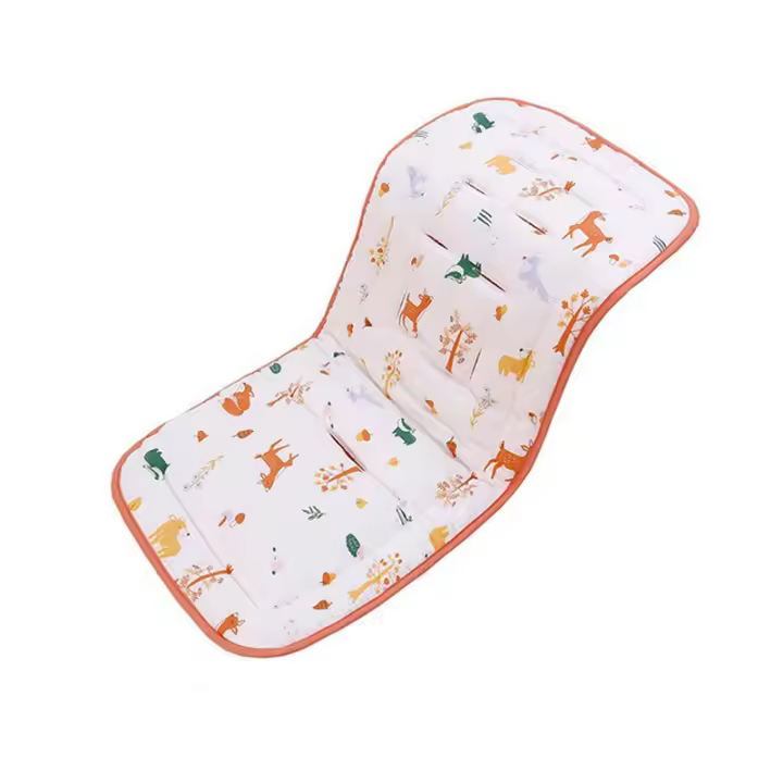 Colchoneta Silla Paseo Universal, Algodón Funda Carrto Bebe Universal, Funda Carro Bebe Universal de Doble Cara, Colchoneta Carro Bebe Universal, Colchoneta Silla Bebe para Bebés 77x34cm - 1