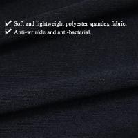 4 piezas de funda de silla elástica moderna, fundas de silla elásticas extraíbles lavables, funda de silla para decoración de habitaciones, hotel y wedg (negro) - details 2