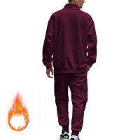 Conjunto Deportivo Casual Para Hombres Verano Otoño Invierno Con Cierre De Cremallera Y Veludo Tejido De Poliéster Talla S a XXXL - details 100