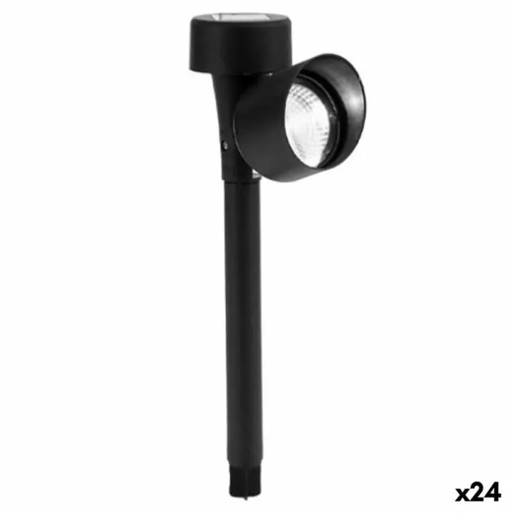 Lámpara solar Negro Polipropileno 12 x 26 x 5,5 cm (24 Unidades) - 1