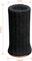 24 piezas de calcetín de silla para patas de silla, patas de muebles, almohadillas antideslizantes para patas de silla de 1 "-2" de diámetro, negro - details 0