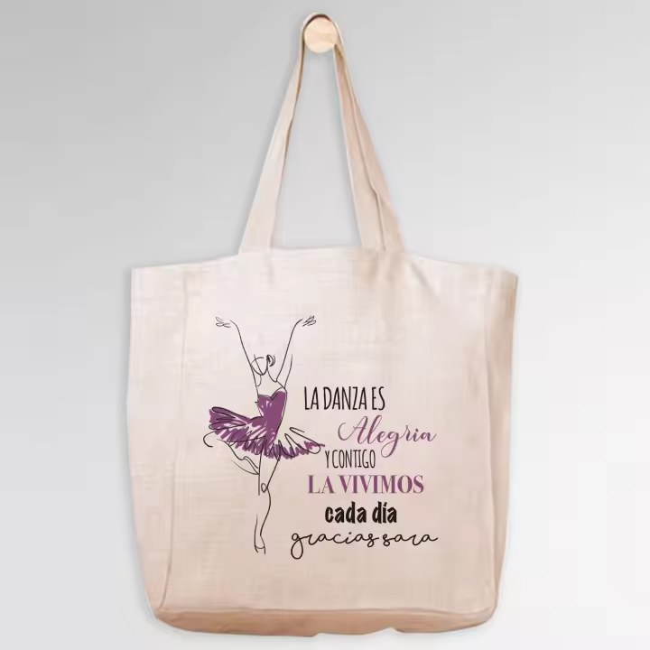 Bolsa Personalizada para Profera de Danzas - Elige Tu Regalo - 1