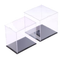 Caja De Exhibición De Acrílico Transparente 1Pc Para Muñecas Juguetes Coleccionables Protección Contra Polvo Tamaño 22 - details 2