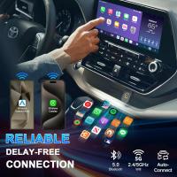 Adaptador inalámbrico Mini Android Auto y adaptador inalámbrico Carplay, adaptador inalámbrico Carplay 2 en 1 Para Carplay with Cable OEM Android Auto Car, adaptador inalámbrico CarPlay para iPhone IOS 10 +/Android 11 +, USB-C/USB - details 1