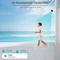 Cámara De Seguridad IP ABUNTU 5MP Wifi Exterior Resistente Al Agua Con Deteción De Humanos Visión Nocturna Y Aplicación ICSEE Para Interior Y Exterior - details 5