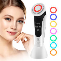 Dispositivo De Belleza Facial 7 En 1 Rejuvenecimiento De Piel Masajeador Facial Y Cuello Firmado Apparatus De Cuidado Facial Con Masaje Vibration - details 10
