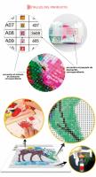 Kit De Pintura Diamante Naruto Anime 5D DIY Mosaico De Bordado Cuadrado Para Decoración Del Hogar Patrón De Imagenes Nuevos 2024 - details 7