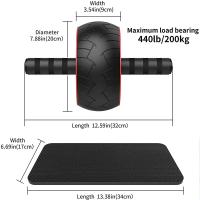 Kit De Entrenador Abdominal Silencioso Y Desmontable Ab Wheel Para Ejercicios De Fortalecimiento Core Adecuado Para Gimnasio Doméstico Equipo De Fitness - details 8