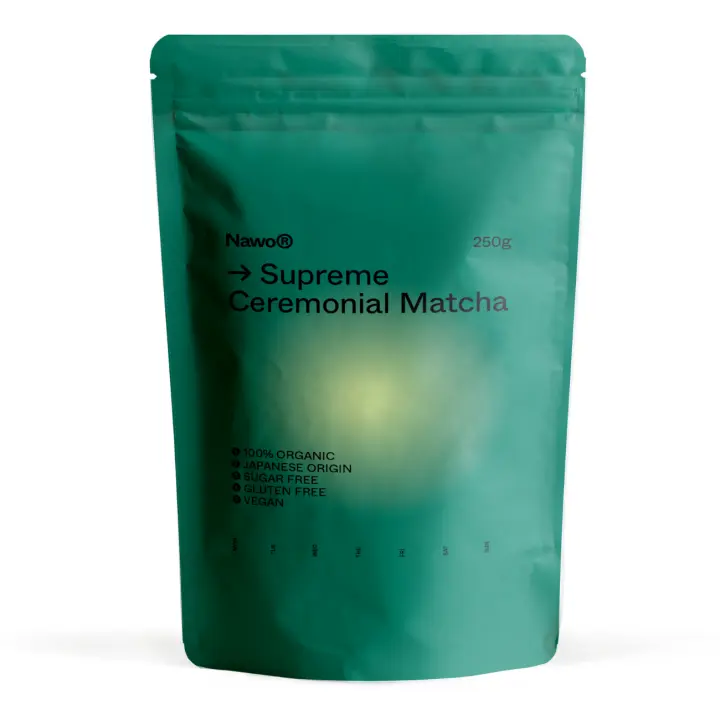Matcha Barista Profesional Supreme Ceremonial Japonés 250 & 500g· 100% Orgánico y Puro · Nawo Routines · Té Verde en Polvo Premium - 1
