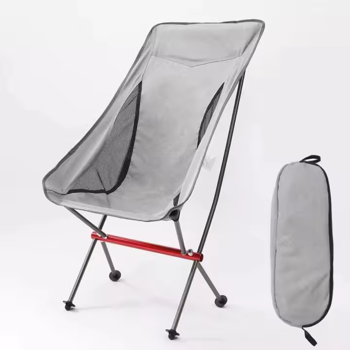 YIJIA Silla de Camping Silla Plegable Ultraligera y Portátil con Bolsa de Transporte, Silla para Acampar Fácil Transporte, para Playa Pescar Senderismo Viajes - 1