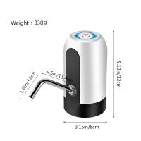 Dispensador De Agua Portátil Eléctrico USB Con Bomba Para Botellas Y Frascos Recargable Universal Adecuado Para Uso Doméstico Y Viajes - details 0