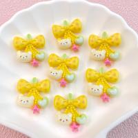 10Pcs Borlas De Oso Cartoon Pequeño Y Lindo Serie Resina Plana Para Joyería DIY Y Decoración De Artesanía Accesorio - details 8