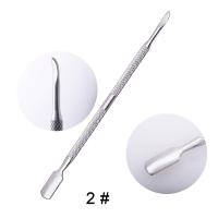 4pcs Herramienta De Manicura Dual Cabeza Acero Inoxidable Para Empujar Cutículas Y Eliminar Piel Muerta Cuidado De Uñas - details 4