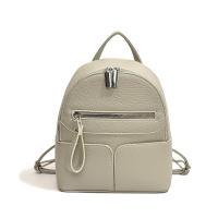 Mochila urbana sencilla de PU a juego para uso diario, mochila para mujer - details 7