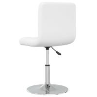 vidaXL Sillas de comedor 2 unidades cuero sintético blanco - details 4