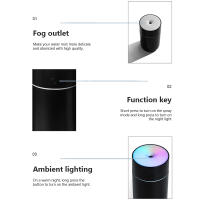 Humidificador Portátil De Color USB Recargable Sin Cable Para Casa Y Coche Mini Atomizador De Aroma Diffusor De Aceite Esencial - details 6