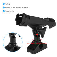 Soporte Giratorio De 360 Grados Para Cañas De Pescar En Barco De Acero Inoxidable Ajustable Soporte De Asiento Para Kayak Accesorio De Pesca - details 8
