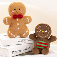 Muñeco De Jengibre Navideño De Peluche Decoración De Árbol De Navidad Juguete Para Dormir Para Niños Regalo De Cumpleaños De Navidad - details 1
