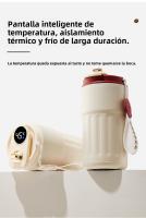 Jarrón Térmico Maple Inoxide 316 with Termómetro Digital - Taza Café Portátil para Hombre/Mujer, Mantiene Frío/Calor 12-24H, Diseño Elegante Sin Fugas, 450mL, Ideal Oficina/Viajes - details 8
