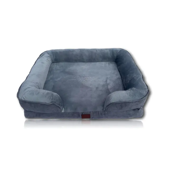 Sofá / cama de 51*38*15 para mascotas de espuma suave y cálida, inferior antideslizante con borde reforzado impermeable y con funda lavable extraíble. - 1