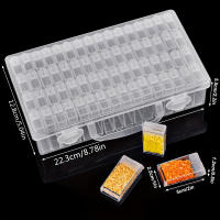 Caja De Almacenamiento De Joyería Y Perlas Para Pintura Diamante DIY Organizador De Accesorios De Joyería De Plástico Con 32/40/42/48/56/64 Slots - details 6