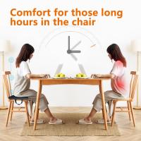 Cojín de asiento portátil para acampar al aire libre, para viajes, de fibra de aire, plegable, para estadio - details 14