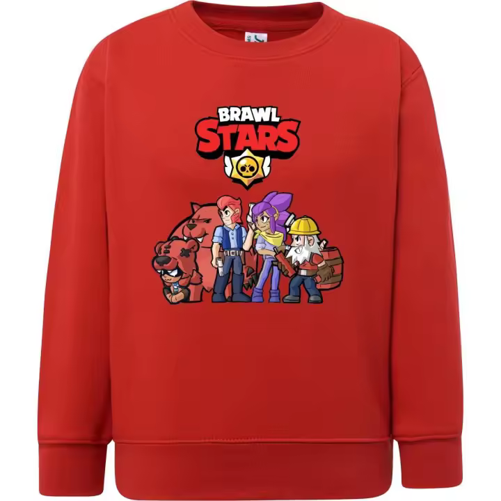 Sudadera de niño sin capucha - Brawl Stars - Marca JHK - Algodón /Poliéster - Cuello Redondo - 1