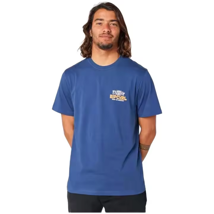 Camiseta De Surf Rip Curl Surf Paradise F&B Hombre Navy - 1