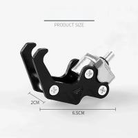 Gancho De Almacenamiento Para Manillar De Motocicleta Moto Scooter Equipaje De Aluminio Porta Casco Y Bolsa De Bicicleta Eléctrica - details 2