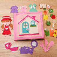 Juguete Educativo Montessori Para Niños Pequeños Tablero Ocupado De Granja Juguete Sensorial Y De Lectura Quieto De Feltro - details 26