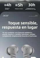 Acer Auriculares Inalámbricos Ohr503 Diseño En-Auricular Cómodo Para Deportes Correr Fitness Compatible Con Móviles Tabletas Portátiles Regalos Para Amantes - details 14