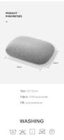 Almohada De Viaje Multifuncional De Espuma De Memoria Para Cuello Suave Con Masaje Para Salud Cervical Almohada De Siesta - details 8