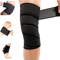 1Pcs Torno De Compresión Elástica Para Rodilla Y Codo Soporte Deportivo Músculo Protector De Banda De Compresión Para Ejercicio - details 2
