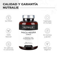 Maca Negra Andina 32.000mg - Potencia Energía y Rendimiento - [PREMIO 2021 ] L-Arginina Zinc B6 B12 - Alta Concentración 20:1 - Maca Peruana Pura Hombres - 120 Cápsulas Black Maca Complex Nutralie - details 2