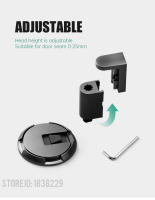 Parador De Puerta Magnético KAK De Gran Capacidad Resistente Mecánico Ajustable Sin Perforar Ni Pegatinas Herramienta De Muebles - details 15